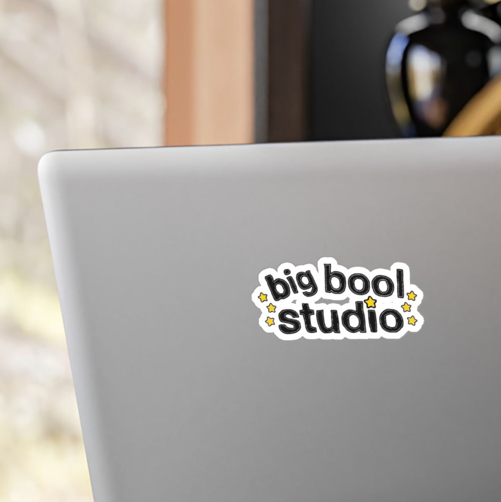 "big bool studio" sticker